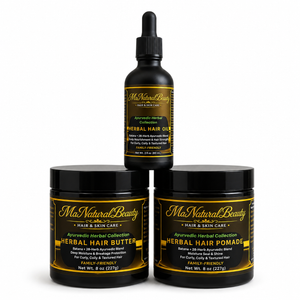 MANATURALBEAUTY® Complete Ayurvedic Hair Care Bundle